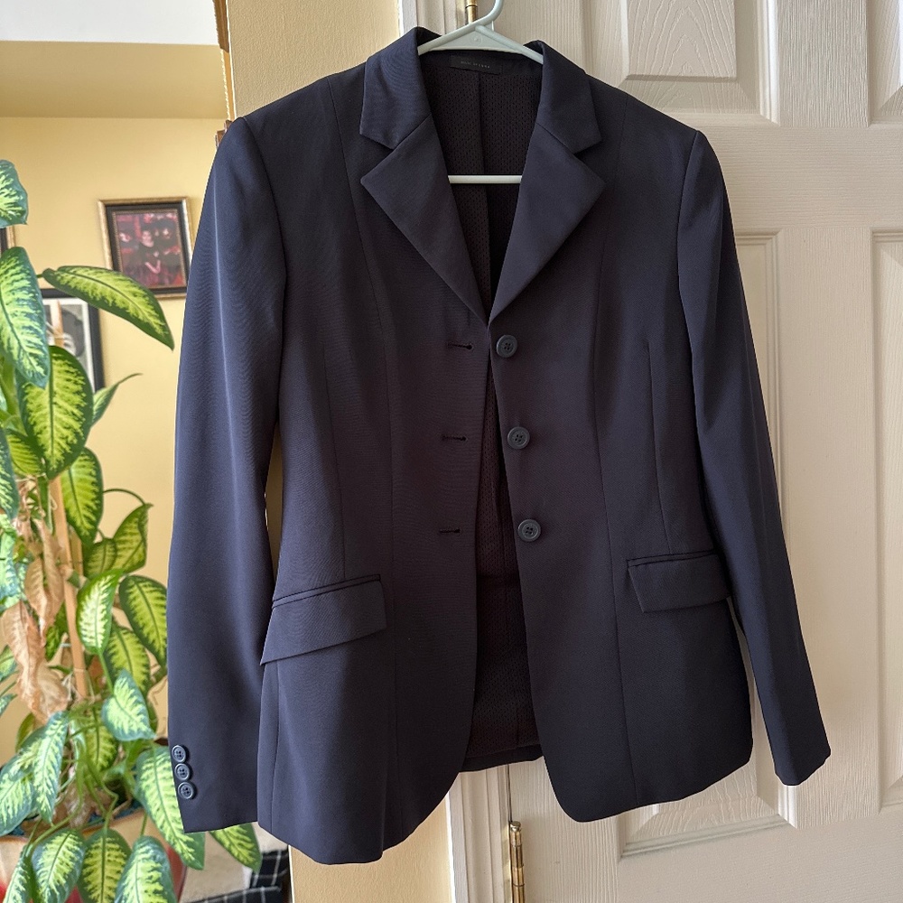 Horseback riding jacket, used but in good condition, size small, color  black